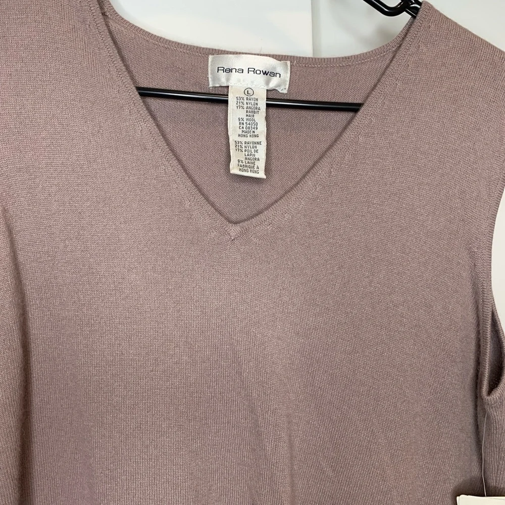 NWT Vintage “Secretary” Designer Rena Rowan Bohemia cardigan Sweater Set, Large - Picture 8 of 9